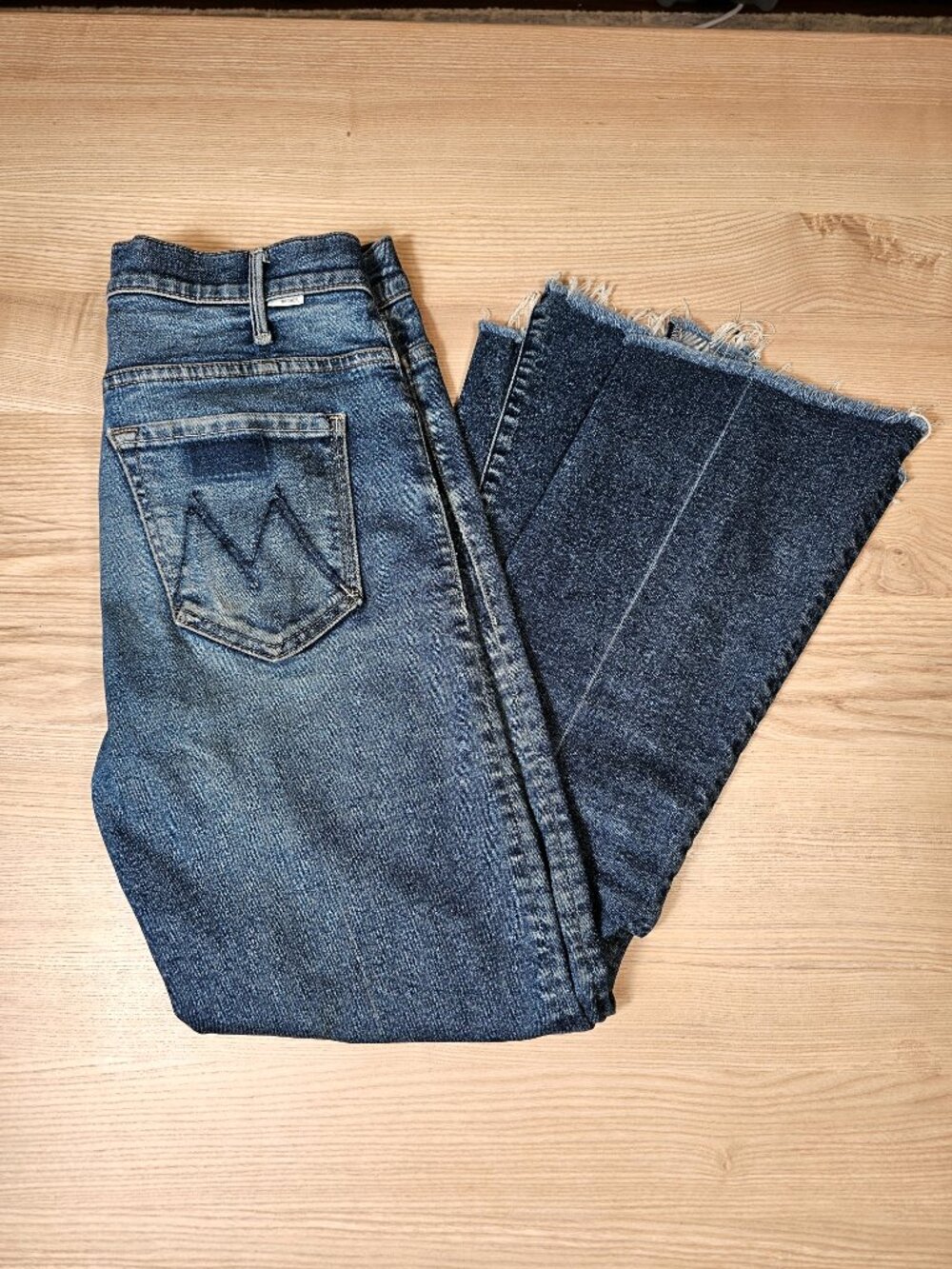 MOTHER The Hustler Two Step Fray Jeans Size 29